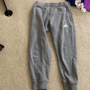 grey Nike sweatpants!!!